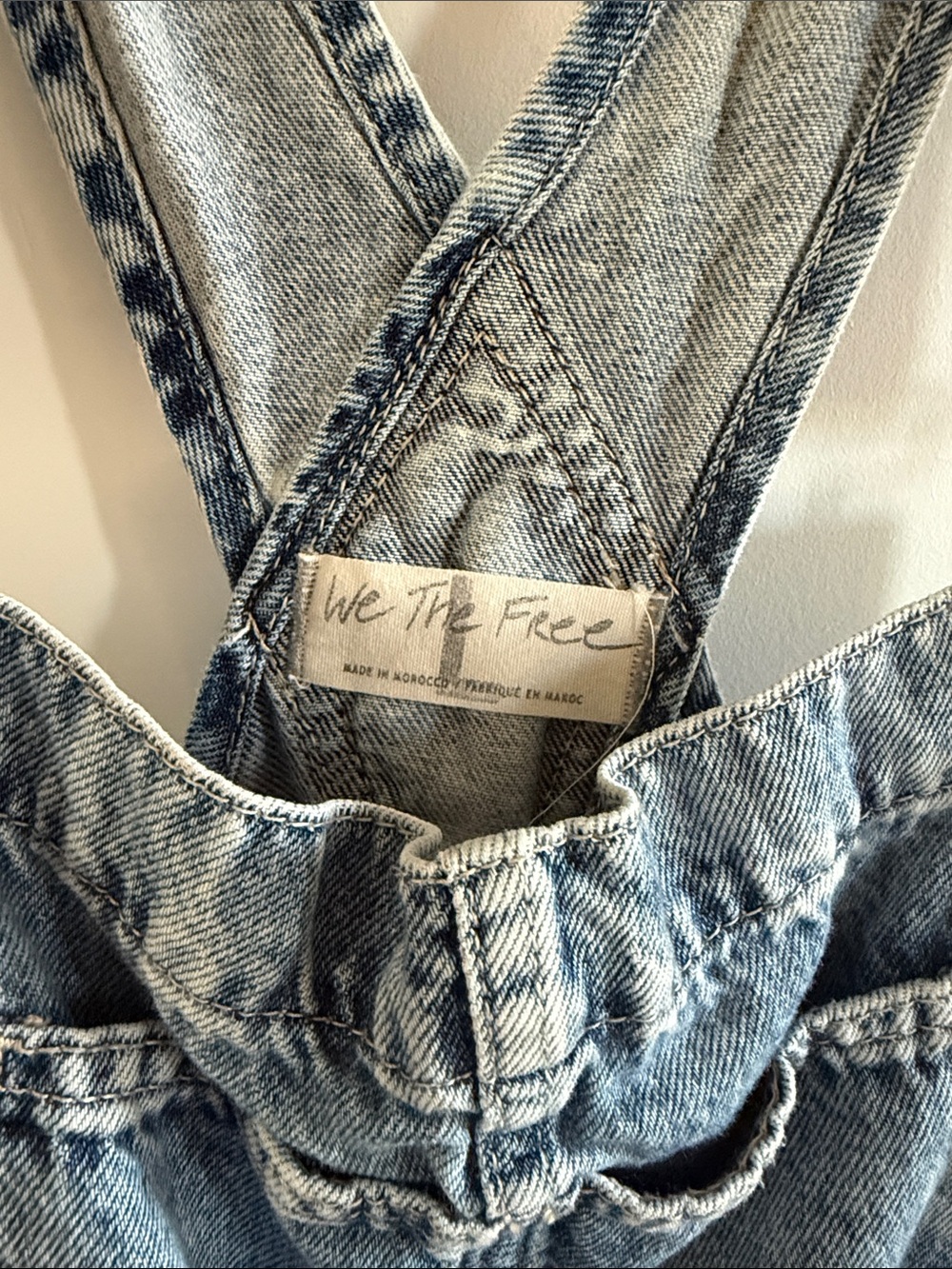Free People Light Blue Denim Kids Overalls - Picture 2 of 3